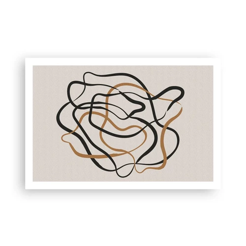Poster - Everything Is Tangled UP - 91x61 cm
