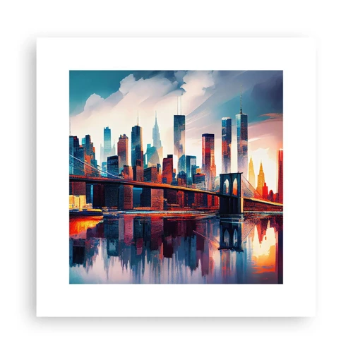 Poster - Fabulous New York - 30x30 cm