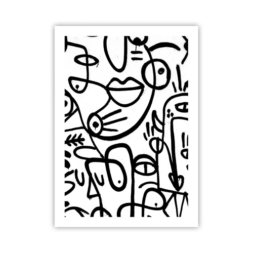 Poster - Faces and Mirages - 50x70 cm