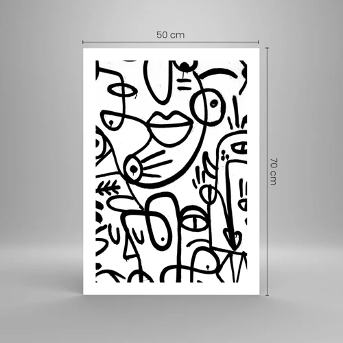 Poster - Faces and Mirages - 50x70 cm