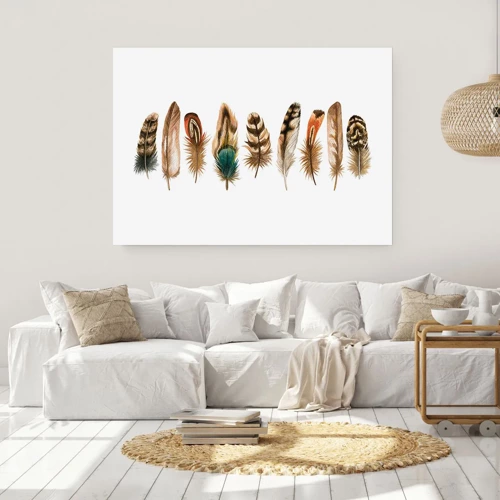 Poster - Feather Variation - 40x30 cm