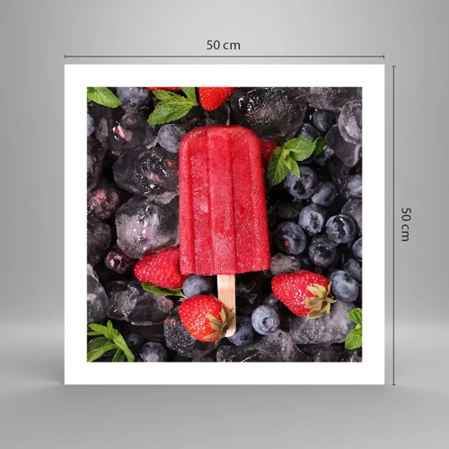 Poster - Flavour of Hot Summer - 50x50 cm