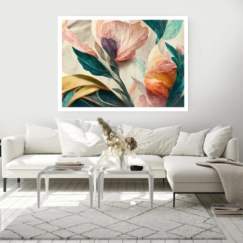 Poster - Flowers of Southern Islands - 100x70 cm