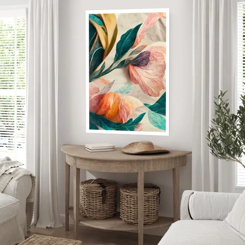 Poster - Flowers of Southern Islands - 30x40 cm