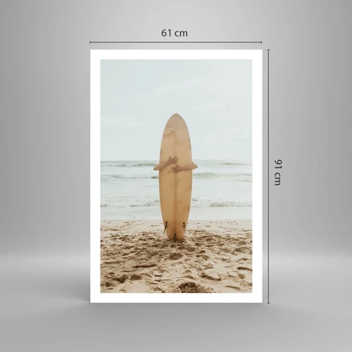 Poster - From Love for the Waves - 61x91 cm