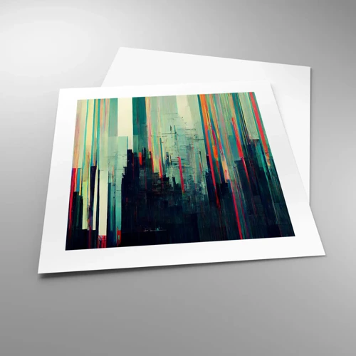 Poster - Futuristic City - 40x40 cm