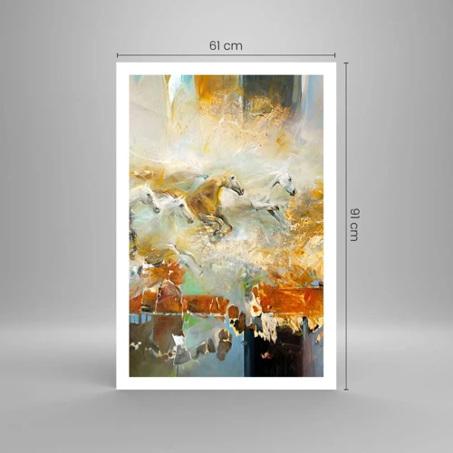 Poster - Gallopping through the World - 61x91 cm