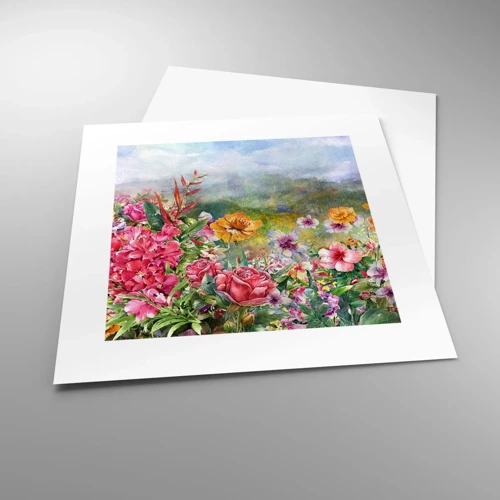 Poster - Garden which Went Crazy - 30x30 cm