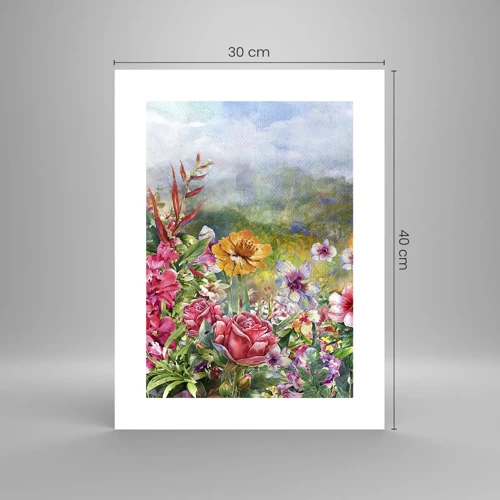 Poster - Garden which Went Crazy - 30x40 cm