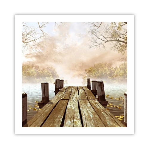 Poster - Gentle Sadness of Autumn - 60x60 cm