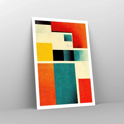 Poster - Geometric Abstract - Good Energy - 70x100 cm