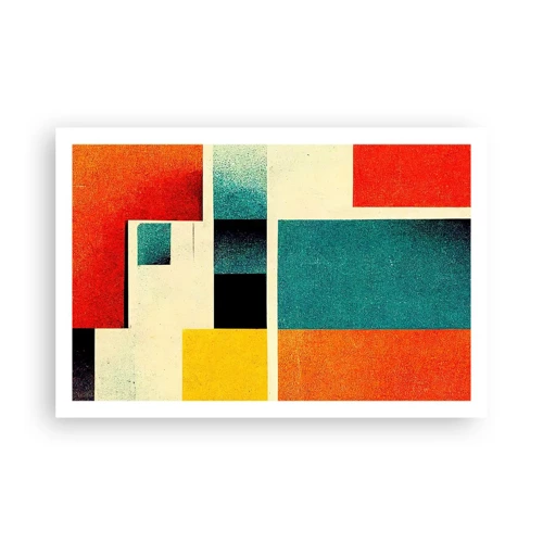 Poster - Geometric Abstract - Good Energy - 91x61 cm