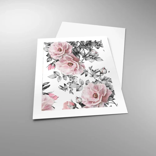 Poster - Getting Lost in Rose Flowers - 40x50 cm