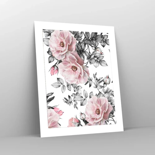 Poster - Getting Lost in Rose Flowers - 40x50 cm