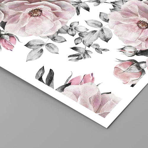 Poster - Getting Lost in Rose Flowers - 40x50 cm