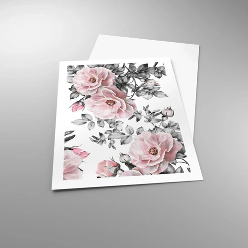 Poster - Getting Lost in Rose Flowers - 50x70 cm