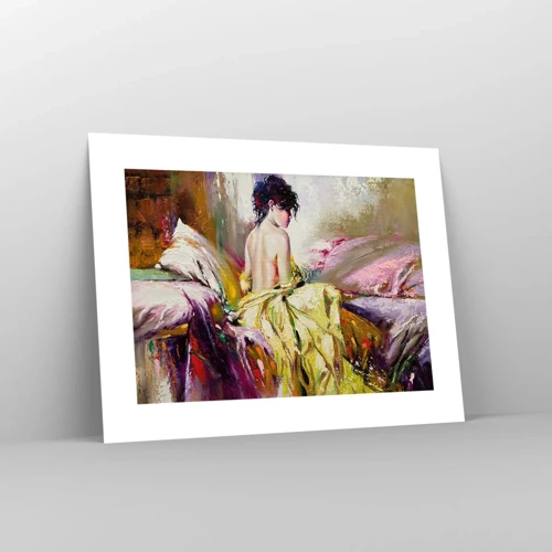 Poster - Graceful in Yellow - 40x30 cm