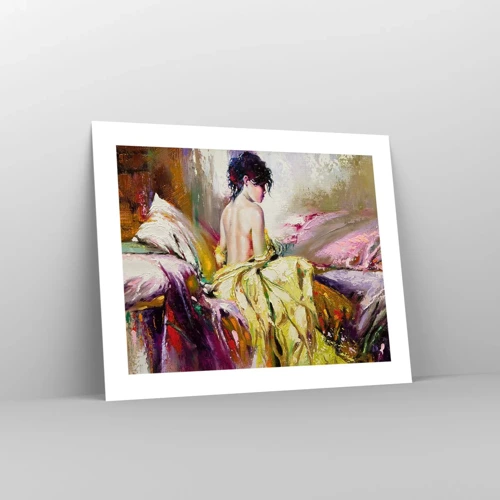 Poster - Graceful in Yellow - 50x40 cm