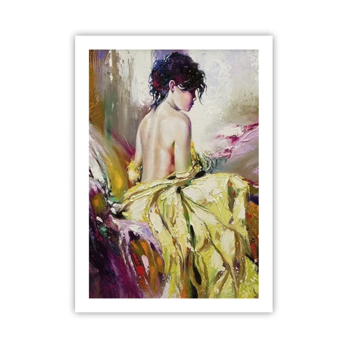 Poster - Graceful in Yellow - 50x70 cm