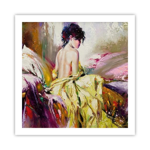 Poster - Graceful in Yellow - 60x60 cm