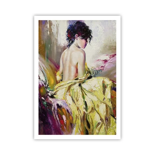 Poster - Graceful in Yellow - 70x100 cm