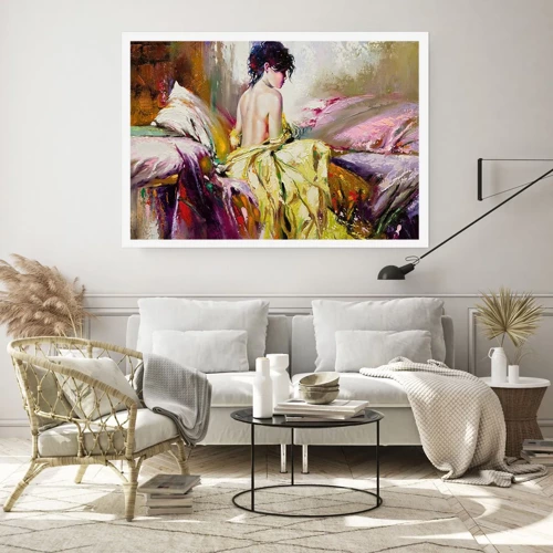 Poster - Graceful in Yellow - 70x50 cm