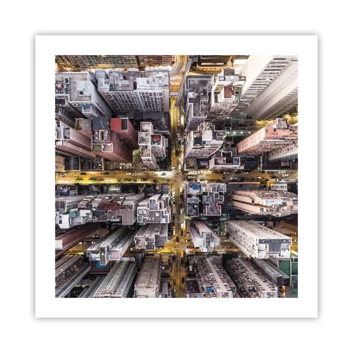 Poster - Greetings from Hong Kong - 50x50 cm