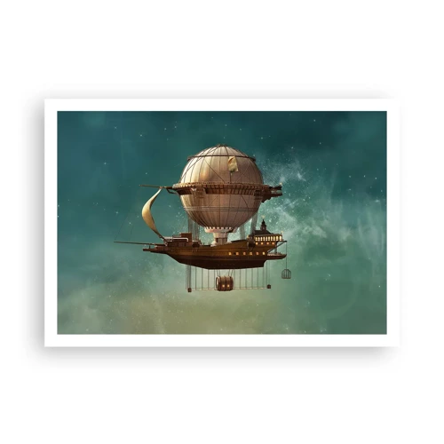 Poster - Greetings from Jules Verne - 100x70 cm