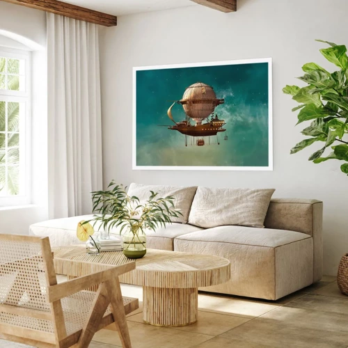 Poster - Greetings from Jules Verne - 100x70 cm