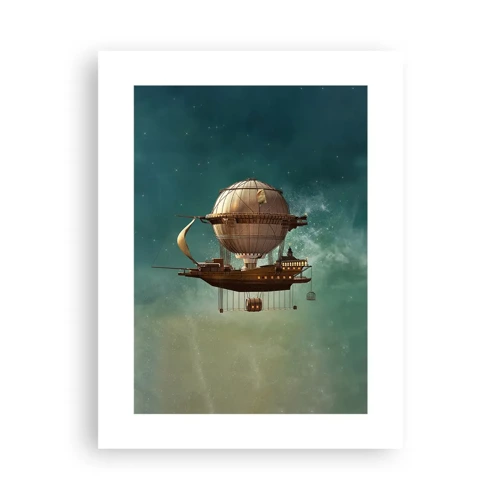 Poster - Greetings from Jules Verne - 30x40 cm