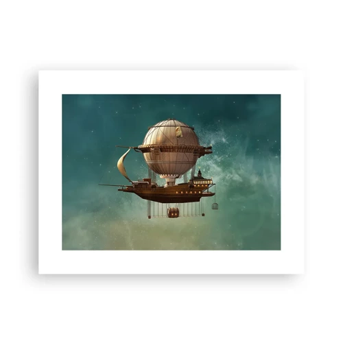 Poster - Greetings from Jules Verne - 40x30 cm