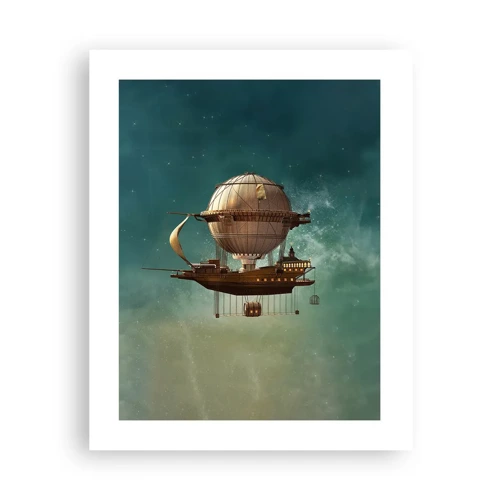 Poster - Greetings from Jules Verne - 40x50 cm