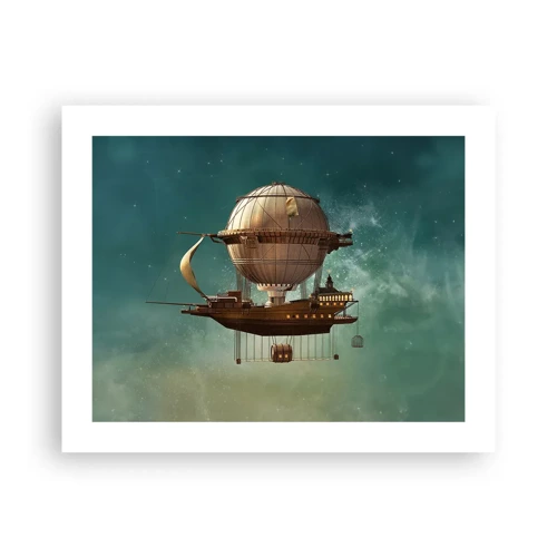 Poster - Greetings from Jules Verne - 50x40 cm