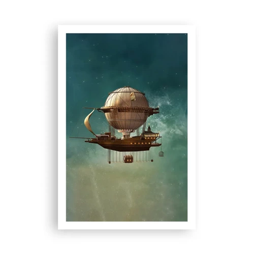 Poster - Greetings from Jules Verne - 61x91 cm