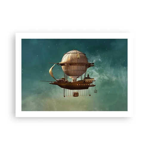 Poster - Greetings from Jules Verne - 70x50 cm