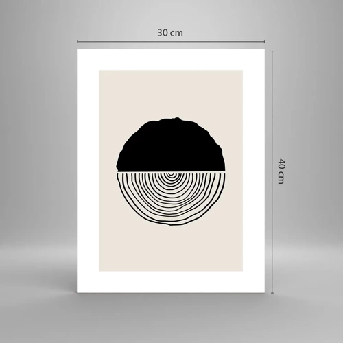 Poster - Half-half - 30x40 cm