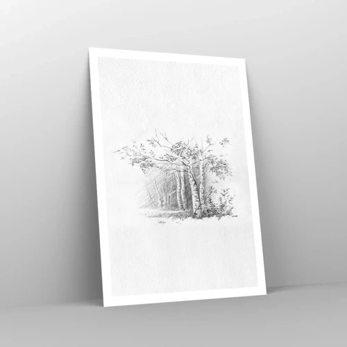 Poster - Holiday of Birch Forest - 70x100 cm