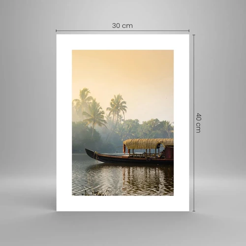 Poster - House on the River - 30x40 cm