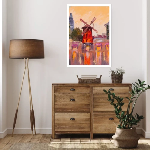 Poster - Icons of Paris - Moulin Rouge - 30x40 cm