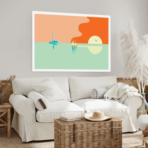 Poster - Ideal Sea Landscape - 91x61 cm