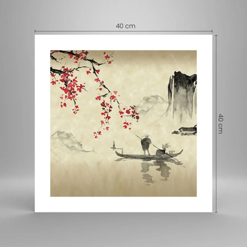 Poster - In Cherry Blossom Country - 40x40 cm