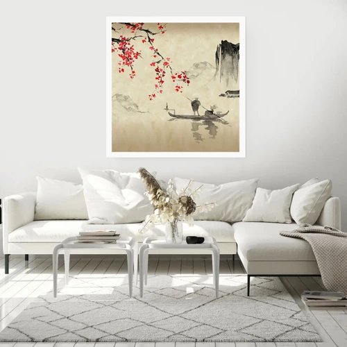 Poster - In Cherry Blossom Country - 60x60 cm