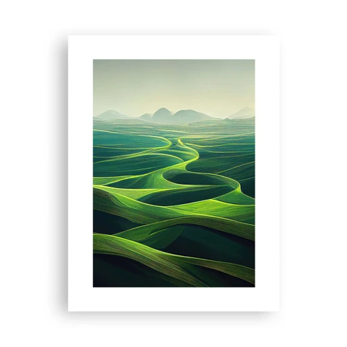 Poster - In Green Valleys - 30x40 cm