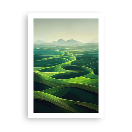 Poster - In Green Valleys - 50x70 cm