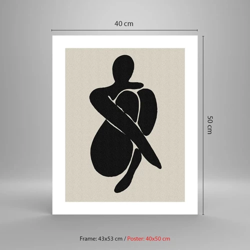 Poster - In Her Own Arms - 40x50 cm