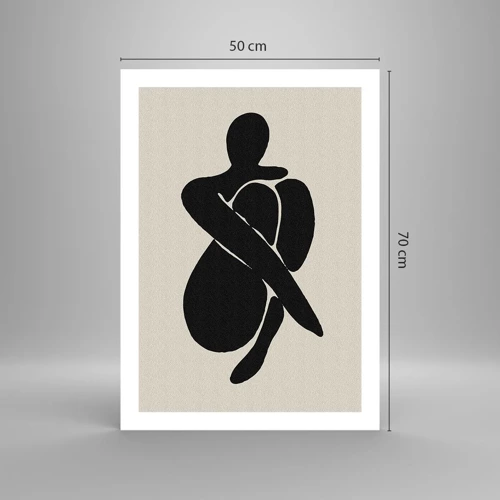 Poster - In Her Own Arms - 50x70 cm