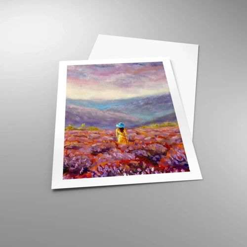 Poster - In Lavendar World - 50x70 cm