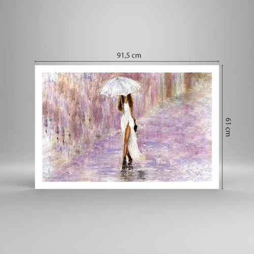 Poster - In Liliac Rain - 91x61 cm