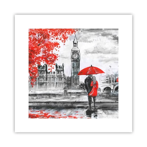 Poster - In Love with London - 30x30 cm