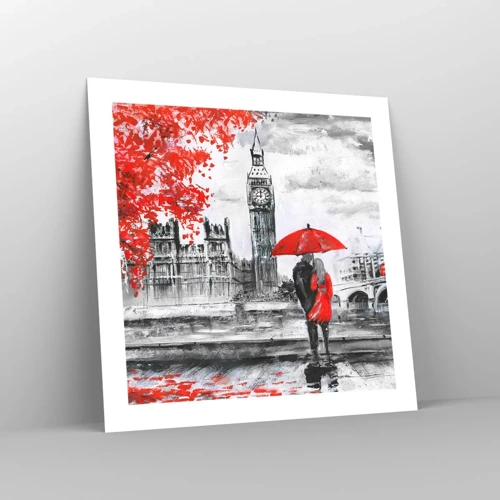 Poster - In Love with London - 50x50 cm